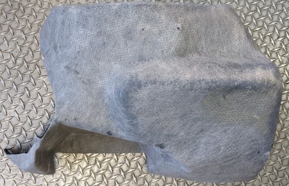 FERRARI 456 PART TRUNK BLACK LH SIDE LINER CARPET 65671990