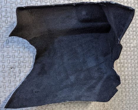 FERRARI 456 PART TRUNK BLACK RH SIDE LINER CARPET 65671890