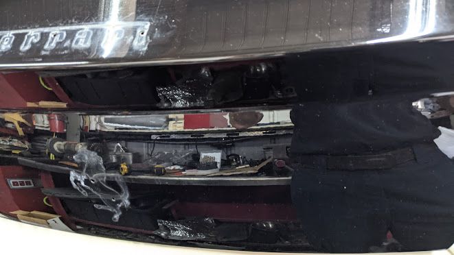 FERRARI 456 REAR TRUNK LID  NO ACCIDENT BLACK NERO  65377100