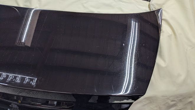 FERRARI 456 REAR TRUNK LID  NO ACCIDENT BLACK NERO  65377100