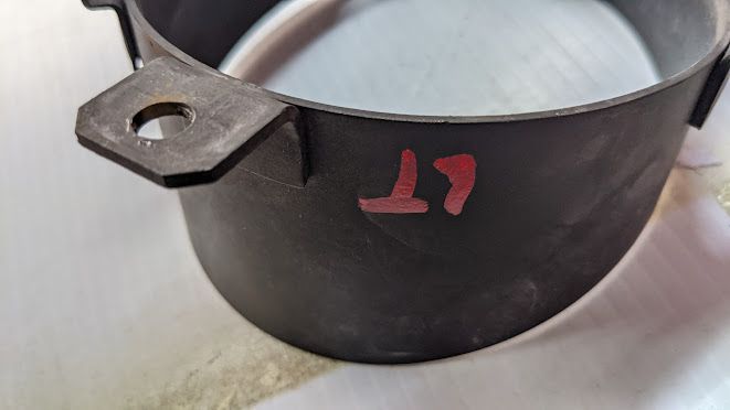 FERRARI 456M FRONT FOG LIGHT BASE BRACKET LEFT  65682200