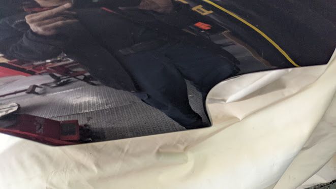 FERRARI 456 FRONT HOOD CARBON FIBER, NO ACCIDENT BLACK NERO  65285000