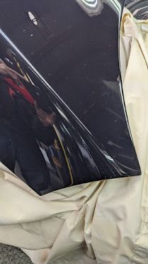 FERRARI 456 FRONT HOOD CARBON FIBER, NO ACCIDENT BLACK NERO  65285000