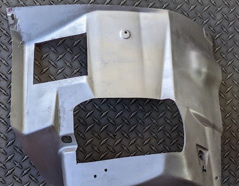 FERRARI 456 REAR BUMPER RIGHT EXHAUST INSULATION SHIELD