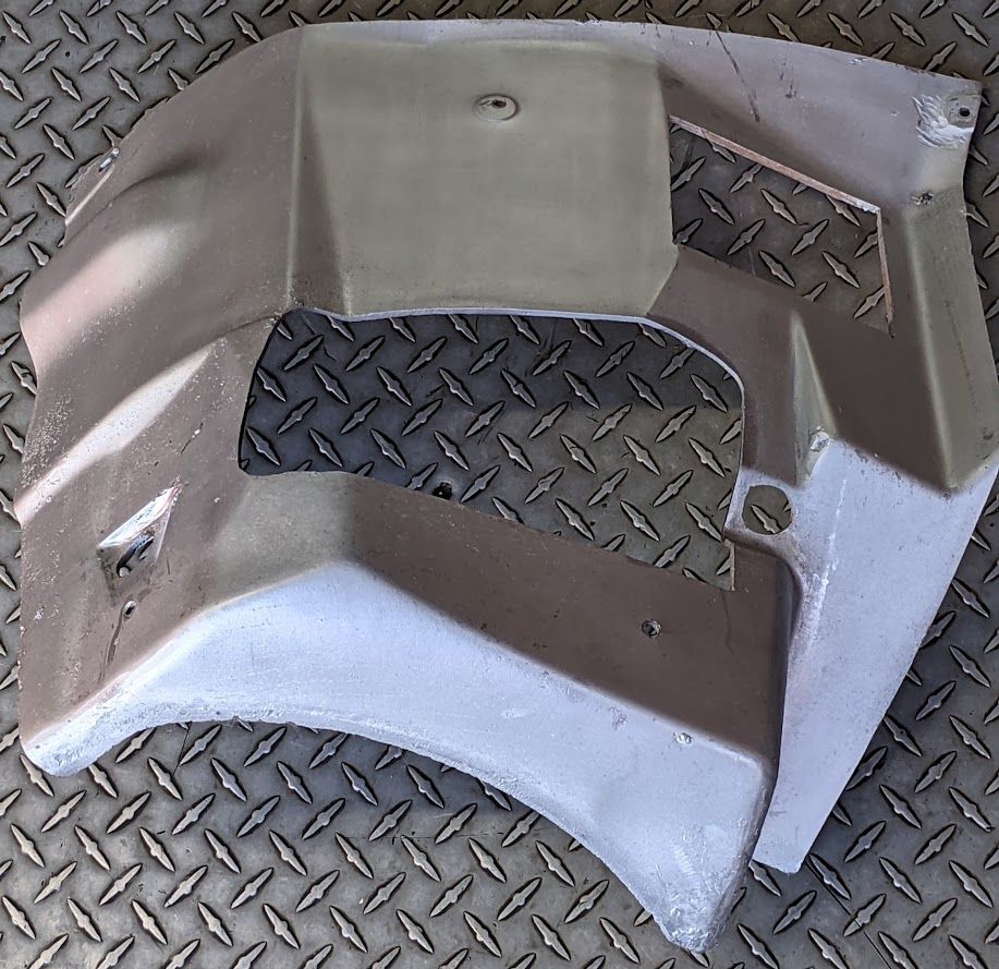 FERRARI 456 REAR BUMPER LEFT EXHAUST INSULATION SHIELD
