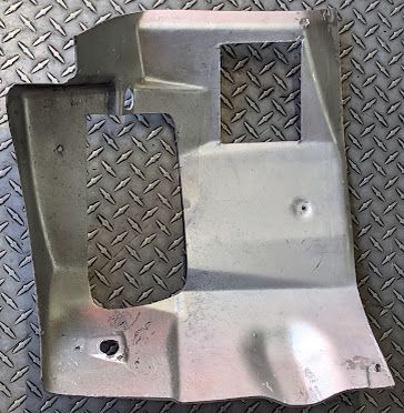 FERRARI 456 REAR BUMPER LEFT EXHAUST INSULATION SHIELD