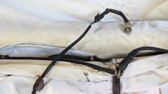 FERRARI 456 REAR BUMPER WIRING HARNESS SIDE AND LICENSE LIGHTS