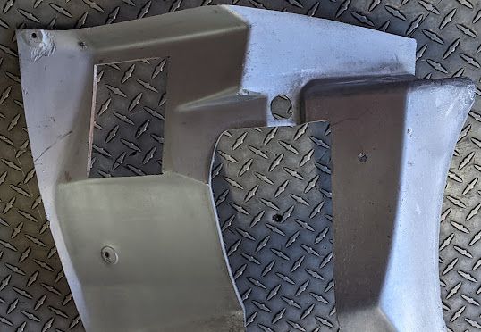 FERRARI 456 REAR BUMPER LEFT EXHAUST INSULATION SHIELD