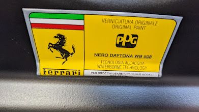 FERRARI 360 SPIDER PART FRONT BONNET HOOD 80870811 NERO DAYTONA