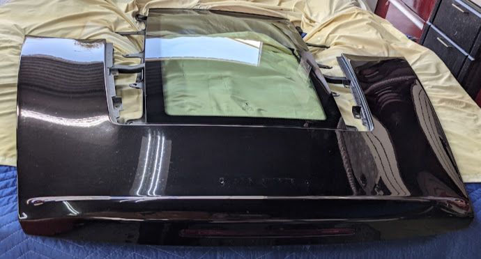 2000-2004 Ferrari 360 Spider Rear Engine Lid WITH GLASS OEM 65784200 65784900