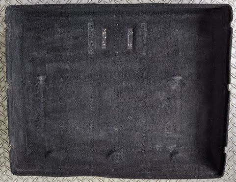 FERRARI 360 SPIDER PARTS IN TRUNK FLOOR CARPET BLACK 65301400