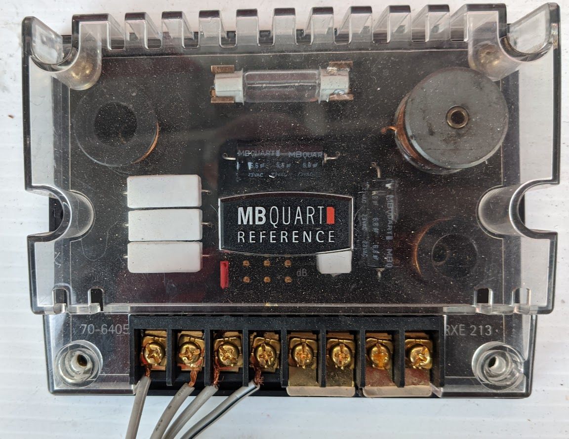 MB Quart Reference 2-Way Crossover 70-6405 RXE-213 TESTED SET OF 2
