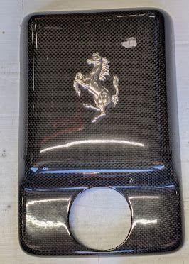 Ferrari 360 SPIDER CARBON FIBER PART COOLANT TANK COVER AIR FILTERS