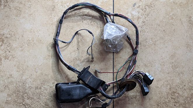 ROLLS ROYCE SILVER SHADOW II RIGHT FRONT DOOR  WIRING HARNESS LOOM  PRE OWNED