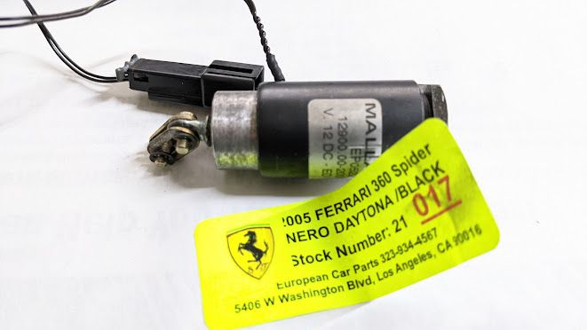 FERRARI 360 SPIDER PART FRONT BONNET HOOD LATCH ACTUATOR 67365100