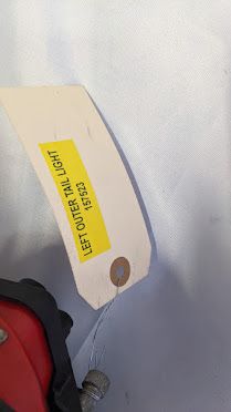 FERRARI 360 SPIDER PARTS LEFT OUTER TAIL LIGHT ASSEMBLY USA 157523