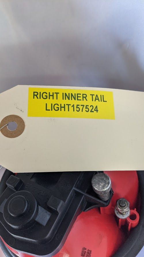 FERRARI 360 SPIDER PARTS RIGHT INNER TAIL LIGHT ASSEMBLY USA 157524