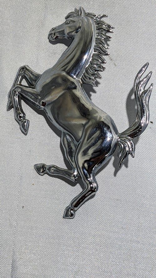 FERRARI 360 PARTS Ferrari Cavallino rampante REAR HORSE 64865600 120MM