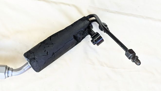 Rolls Royce Silver Shadow Wraith air conditioning charge low hose UD21578 WITH FUEL COOLER