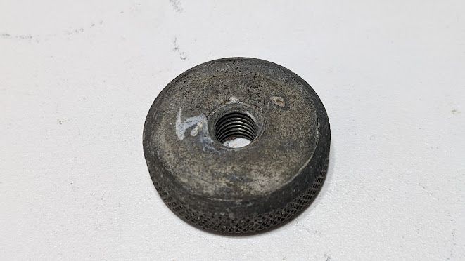 ROLLS ROYCE SILVER SPUR WINDSHIELD WIPER motor COVER KNURLED NUT UD24147