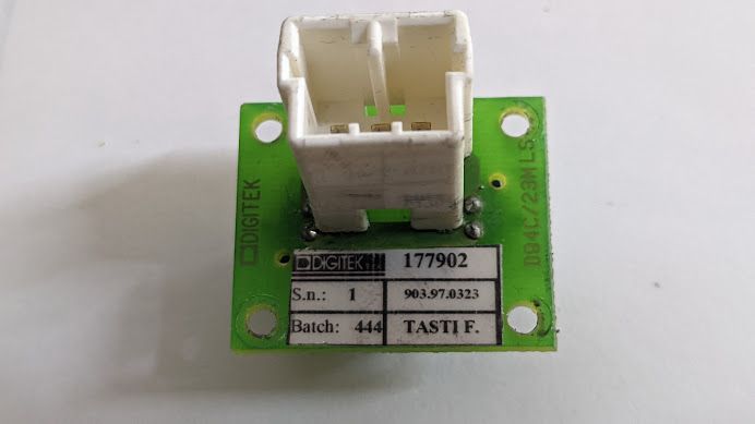 FERRARI 360 SPIDER PARTS DASH PUSH BUTTON BOARD 177902