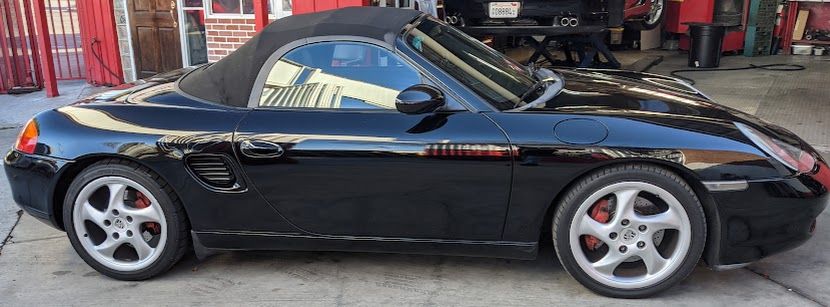 2002 PORSCHE BOXSTER S . VERY CLEAN BLACK ON BLACK $14,500.00