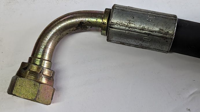 FERRARI 456M GTA PART PIPE FROM ACCUMULATOR TO SHOCK ABSORBER 158693