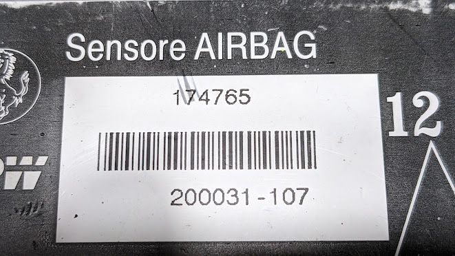 Ferrari 456 PART SEAT BELT CONTROL UNIT  174765