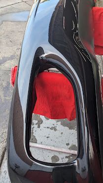 FERRARI 360 SPIDER PARTS FRONT BUMPER nero daytona 65005310
