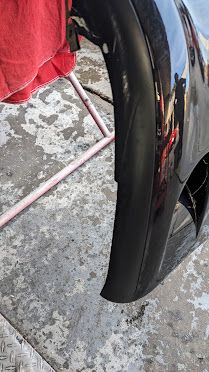 FERRARI 360 SPIDER PARTS FRONT BUMPER nero daytona 65005310