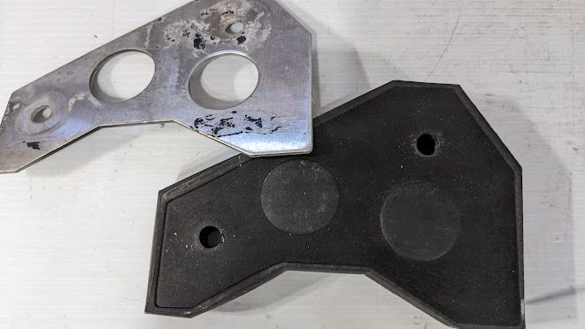 FERRARI 360 SPIDER PARTS FRONT BUMPER PAD AND SHIMS 64875500
