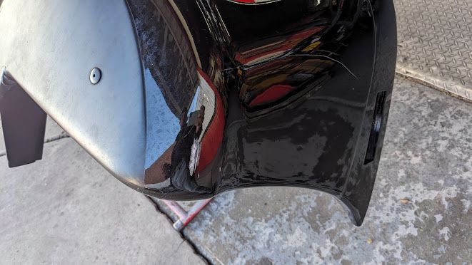 FERRARI 360 SPIDER PARTS REAR BUMPER nero daytona 64853710