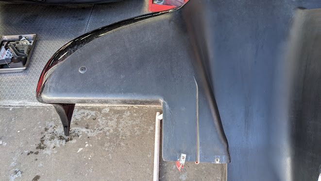 FERRARI 360 SPIDER PARTS REAR BUMPER nero daytona 64853710