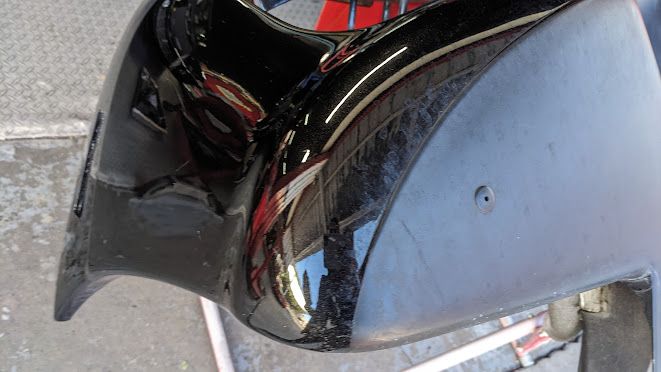 FERRARI 360 SPIDER PARTS REAR BUMPER nero daytona 64853710