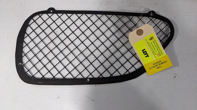 FERRARI 360 SPIDER PARTS FRONT BUMPER GRILLE LH 63330300