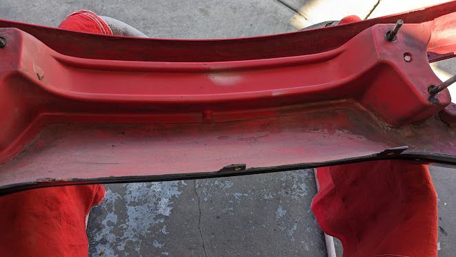 FERRARI 360 SPIDER PARTS FRONT BUMPER ROSSO CORSA 65005310