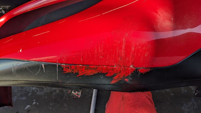 FERRARI 360 SPIDER PARTS FRONT BUMPER ROSSO CORSA 65005310