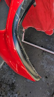 FERRARI 360 SPIDER PARTS FRONT BUMPER ROSSO CORSA 65005310
