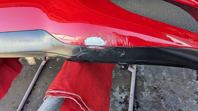 FERRARI 360 SPIDER PARTS FRONT BUMPER ROSSO CORSA 65005310