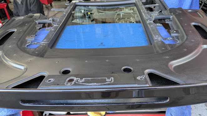 2000-2004 Ferrari 360 Spider Rear Engine Lid WITH GLASS OEM 65784200 65784900