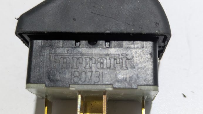 FERRARI 360 SPIDER PARTS FUEL LID CAP RELEASE OPEN SWITCH 180731