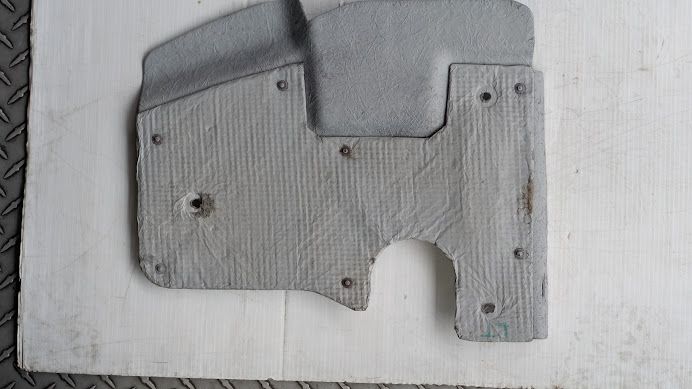 FERRARI 360 SPIDER PARTS LEFT EXHAUST TAIL PIPE INSULATION SHIELD 66233400 pre owned