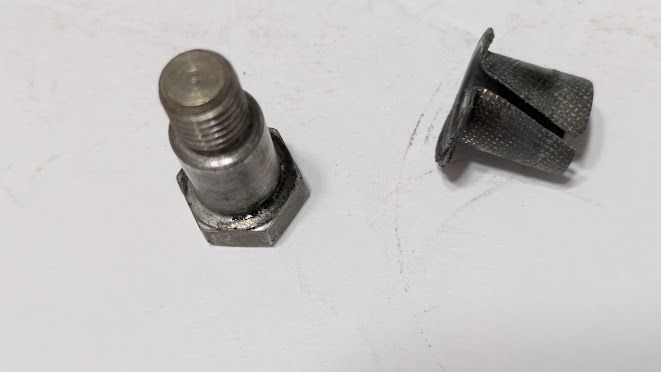 FERRARI 348 355 456M  HEADLIGHT CARRIER JOINT PIVOT BOLT AND BUSHING 63346400