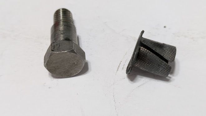 FERRARI 348 355 456M  HEADLIGHT CARRIER JOINT PIVOT BOLT AND BUSHING 63346400