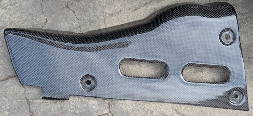 Ferrari 360 SPIDER CARBON FIBER PART ENGINE SIDE COVER KIT