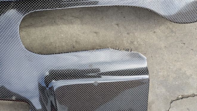 Ferrari 360 SPIDER CARBON FIBER PART ENGINE SIDE COVER KIT