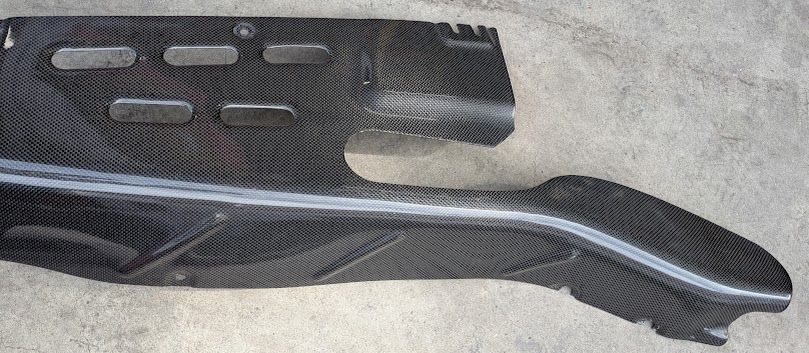 Ferrari 360 SPIDER CARBON FIBER PART ENGINE SIDE COVER KIT