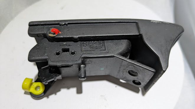 FERRARI 360 MODENA SPIDER left DOOR INNER HADLE COMPLETE WITH LINK 66217400
