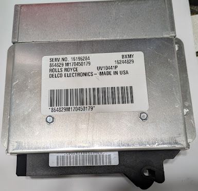 96 -99 BENTLEY TURBO R TRANSMISSION CONTROL UNIT UV10441PA