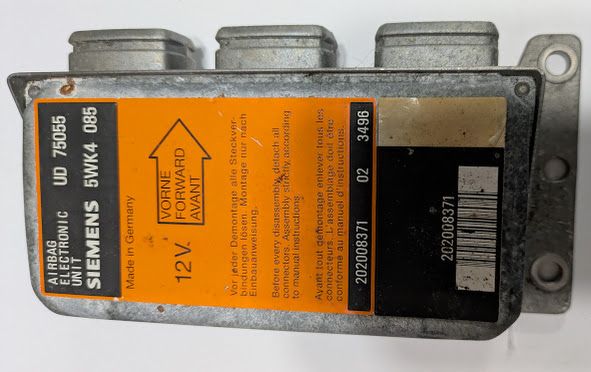96 -99 BENTLEY TURBO R SEAT BELT CONTROL MODULE UD75055